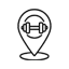 mobile gym options icon