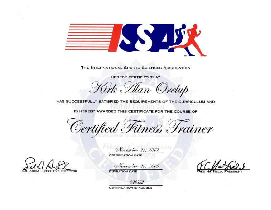 Fitness Trainer Certification
